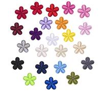 Paquete De 23 Parches Termoadhesivos De Flores De Colores, Parches Termoadhesivos De Margaritas, Parches Para Decoración De Ropa, Parches Decorativos Para Bricolaje