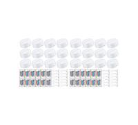 Paquete de 24 Bases de Lámpara de Luz LED Nocturna 3D + Control Remoto + Cable USB, Soporte de Exhibición de Espectáculo de Luz de 16 Colores para