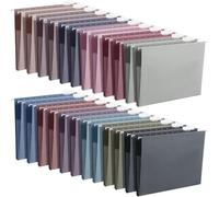 Paquete de 24 carpetas colgantes de archivos tamaño carta, carpetas expandibles para colgar archivos con pestañas, carpetas de archivos de colores, organizador para archivadores, escuela, trabajo,