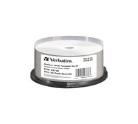 Paquete de 25 BD-R Verbatim 6x 25 GB imprimibles - Eje