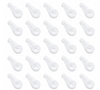 Paquete de 25 clips de cristal para gabinete, kit de clips de retención de puerta de vidrio transparente de plástico para ventanas para fijar puertas de armario de vidrio