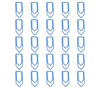 Paquete de 25 clips de metal con diseño de crayones de color para gestión de archivos de oficina escolar y proyectos artísticos, herramientas de clasificación de archivos, clips de oficina