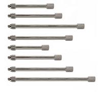 Paquete de 25 extensiones de boquilla flexibles para boquilla de niebla 3/16 UNC, extensiones de boquilla para pulverizador de atomización con poste extendido, 2-23 pulgadas (tamaño: 45 c/17,7 pulga