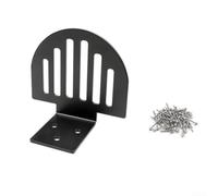 Paquete de 25 protectores de nieve de metal antioxidante con diseño en forma de abanico para aplastar hielo y reducir los peligros de deslizamiento, agujeros preperforados para un ajuste rápido