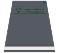 Paquete de 25 sobres de polietileno biodegradables compostables ecológicos de 5 x 7 pulgadas con adhesivo autoadhesivo, fuerte, impermeable, a prueba de manipulaciones para envíos y mensajeros