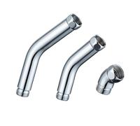 Paquete de 3 adaptadores de manguera de ducha ajustables de 135 grados, accesorio de baño para duchas de mano y superiores, brazo de ducha de uso diario
