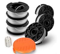 Paquete de 3 AF-100 Eater para carrete de línea de repuesto para recortadoras Black & Decker con línea de nailon de 0.08 pulgadas de diámetro enrollada de fábrica para una alimentación automática
