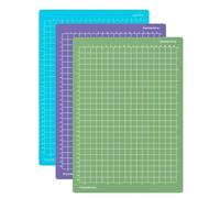Paquete de 3 alfombrillas de corte, alfombrillas de corte de vinilo para Cricut Maker, alfombrillas de corte adhesivas de repuesto para manualidades, alfombrilla antideslizante para accesorios Cricut,