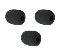Paquete de 3 almohadillas de espuma de repuesto para HyperX Cloud 2 / Alpha/Alpha S/Mix/Core Gaming Headphone/Cloud Chat Headset Micrófono Pop Filter Cover