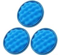 Paquete de 3 almohadillas de filtro de esponja premotor para aspiradora para Samsung Cyclone Force SC05 SC07 SC15 VC07, piezas de repuesto de filtro redondo azul