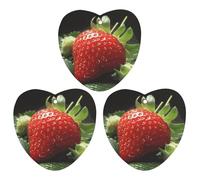 Paquete de 3 ambientadores colgantes de incienso, hojas de incienso perfumadas para automóvil, hogar, decoración interior de automóvil, fruta, fresa