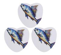 Paquete de 3 ambientadores colgantes de incienso, hojas de incienso perfumadas para coche, hogar, decoración interior de automóviles, arte de peces