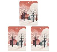 Paquete de 3 ambientadores colgantes de incienso, hojas de incienso perfumadas para coche, hogar, decoración interior de automóviles, casas una al lado de la otra