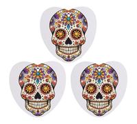 Paquete de 3 ambientadores colgantes de incienso, hojas de incienso perfumadas para coche, hogar, decoración interior de automóvil, hermosa calavera