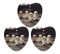 Paquete de 3 ambientadores colgantes de incienso, hojas de incienso perfumadas para coche, hogar, decoración interior de automóvil, fantasma blanco