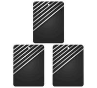 Paquete de 3 ambientadores colgantes de incienso para coche, hojas perfumadas para decoración interior de coche, hogar, líneas simples