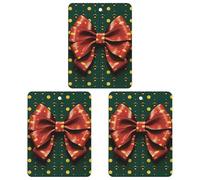 Paquete de 3 ambientadores colgantes de incienso para coche, hojas perfumadas para decoración interior de coche, hogar, papel de regalo con lazo