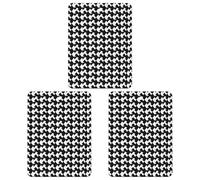 Paquete de 3 ambientadores colgantes de incienso para coche, hojas perfumadas para decoración interior de coche, hogar, pata de gallo, color negro