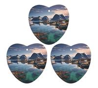 Paquete de 3 ambientadores colgantes de incienso para coche, hojas perfumadas para decoración interior de coche, hogar, Islas Noruegas