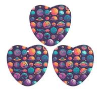 Paquete de 3 ambientadores colgantes de incienso para coche, hojas perfumadas para decoración interior de coche, hogar, varios planetas