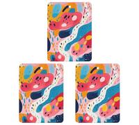 Paquete de 3 ambientadores colgantes de incienso para coche, hojas perfumadas para decoración interior de coche, hogar, formas naturales simples