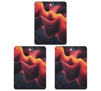 Paquete de 3 ambientadores colgantes de incienso para coche, hojas perfumadas para decoración interior de coche, hogar, fondo oscuro
