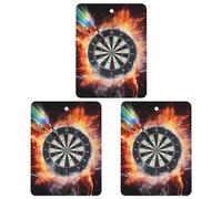 Paquete de 3 ambientadores colgantes de incienso para coche, hojas perfumadas para decoración interior de coche, hogar, tablero de dardos