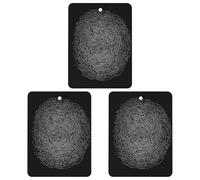 Paquete de 3 ambientadores colgantes de incienso para coche, hojas perfumadas para decoración interior de coche, hogar, huella dactilar