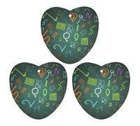 Paquete de 3 ambientadores colgantes de incienso para coche, hojas perfumadas para decoración interior de coche, hogar, preguntas matemáticas