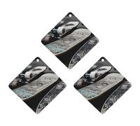 Paquete de 3 ambientadores colgantes de incienso para coche, hojas perfumadas para decoración interior de coche, hogar, tablas de patinaje