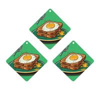 Paquete de 3 ambientadores colgantes de incienso para coche, hojas perfumadas para decoración interior de coche, hogar, placa tostada