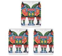 Paquete de 3 ambientadores colgantes de incienso para coche, hojas perfumadas para decoración interior de coche, hogar, auto, corredor, dala sueco, caballo folk