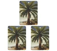 Paquete de 3 ambientadores colgantes de incienso para coche, hojas perfumadas para decoración interior de coche, hogar, palmera tropical