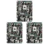 Paquete de 3 ambientadores colgantes de incienso para coche, hojas perfumadas para decoración interior de coche, hogar, colección de cámaras retro