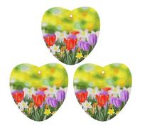 Paquete de 3 ambientadores colgantes de incienso para coche, hojas perfumadas para decoración interior de coche, hogar, flores de primavera