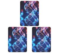 Paquete de 3 ambientadores colgantes de incienso para coche, hojas perfumadas para decoración interior de coche, hogar, automóvil, hélice, genética de ADN