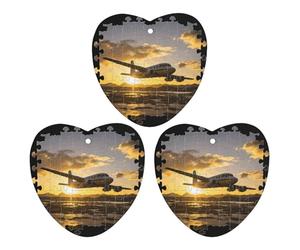 Paquete de 3 ambientadores colgantes de incienso para coche, hojas perfumadas para decoración interior de coche, hogar, rompecabezas de avión
