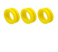 Paquete de 3 anillos de sellado de silicona para máquinas de agua Sodastream Terra Art - 3 cm de diámetro exterior 2 cm diámetro interior 1 cm de altura, grado alimenticio, resistente al desgaste