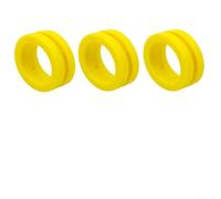 Paquete de 3 anillos de sellado de silicona para máquinas de agua SodaStream y Art, 3 cm de diámetro exterior, 2 cm de diámetro interior, 1 cm de altura, repuesto de junta resistente al desgaste de