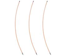 Paquete de 3 antenas de seguimiento de perros de largo alcance naranja Blaze para Garmin T5 TT15 TT15X T20 DC50 Collares, 150-160 MHz VHF Antenas flexibles de repuesto extendido, 23 pulgadas/59 cm