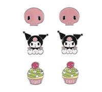 Paquete de 3 aretes Kuromi