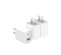 Paquete de 3 bloques de carga USB C, cargador de pared tipo C de doble puerto de carga rápida de 20 W, cubo adaptador de corriente para iPhone 14/14 Pro/14 Pro Max/14 Plus/13/12/11, XS/XR/X, iPad