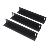 Paquete de 3 bloques organizadores de metal para maletero de coche, sistema de almacenamiento flexible divisor de carga para maletero de vehículo para evitar cambios de artículos, color negro