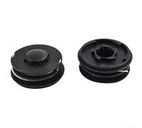 Paquete de 3 bobinas de cabezal de recortadora para GC-ET 4530, RTV 400, RTV 550, 1.6 mm x 9.8 m, piezas de repuesto de línea de nailon para accesorios de recortadora de césped de jardín