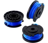 Paquete de 3 bobinas de nailon para recortadora de césped Greenworks de 24 V G24lt G24lt25 G24lt28 G24lt30m, piezas de repuesto de alimentación automática con cable de 1,65 mm de diámetro, total de