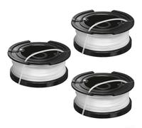 Paquete de 3 bobinas de recortadora con línea compatible con Reflex GH900 GH600 LST220 ST6600 CST1000 GL280, reemplaza AF-100-3ZP A6481, 40 pies 1.65 mm