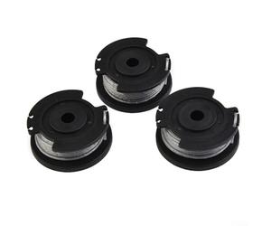 Paquete de 3 bobinas para Bosch para Easygrasscut 18 V, línea de repuesto de 4 m, 0 6 mm, compatible con modelos Easygrasscut 23, 26, número de pieza F016800569