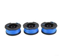 Paquete de 3 bobinas y línea de recortadora, 1,5 mm de diámetro, 10 m de longitud, cabezal de alimentación automática compatible con Decker BD032 A6481 para piezas de recortadora de cuerdas CST1000