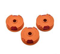 Paquete de 3 bobinas y línea de recortadora compatibles con WORX WG100E WG104E WG119E para MCGREGOR MET6032 MET4530 GGT600G para MACALISTER 450-T 1.5 mm de diámetro, piezas de repuesto de color