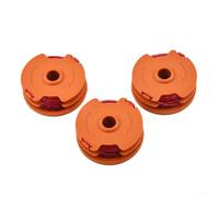 Paquete de 3 bobinas y línea de recortadora, para Worx WG100E WG104E.1 WG119E, para McGregor MET6032 MET4530 MET3525 GGT600G, 2 piezas de repuesto de 1,5 mm para césped de jardín